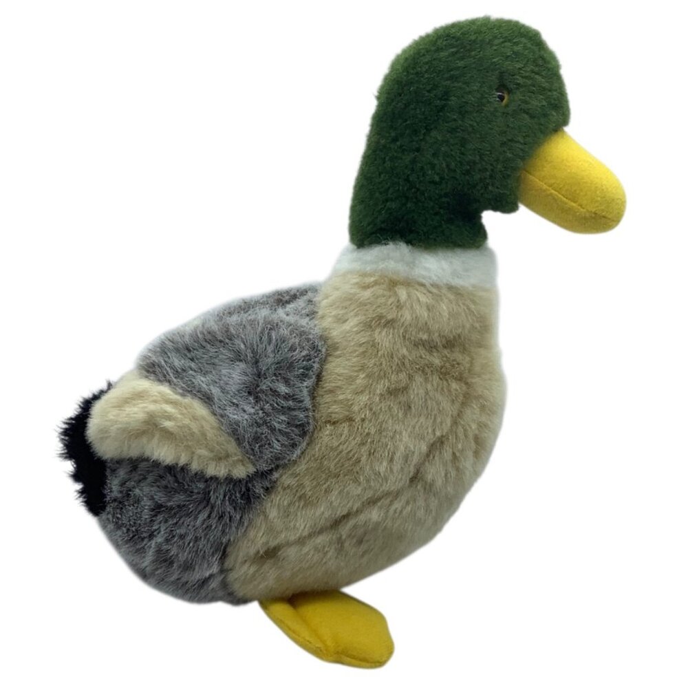 Vtg‎ Mallard Duck Plush Toy 12" Metro Premium Plush Realistic